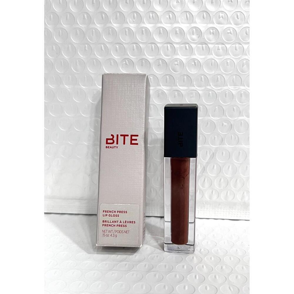 Bite Beauty French Press Lip Gloss‎ French Press NIB Full Size(Dark Brown)